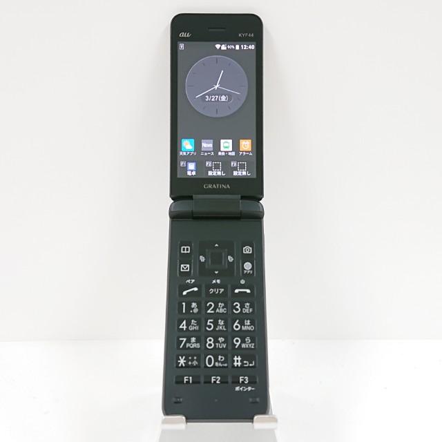GRATINA KYF44 au ブラック 送料無料 即決 本体 c18396 : アーク