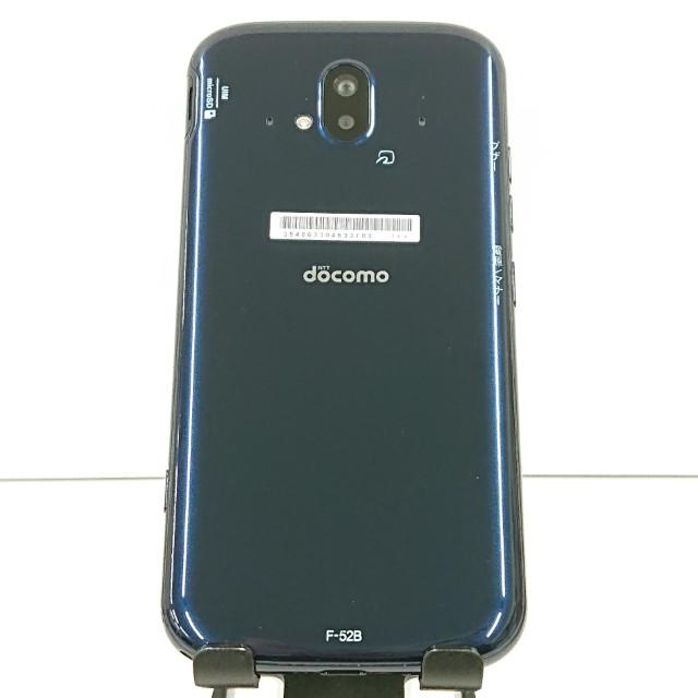 らくらくスマートフォン F-52B ドコモ ネイビー 送料無料 即決 本体