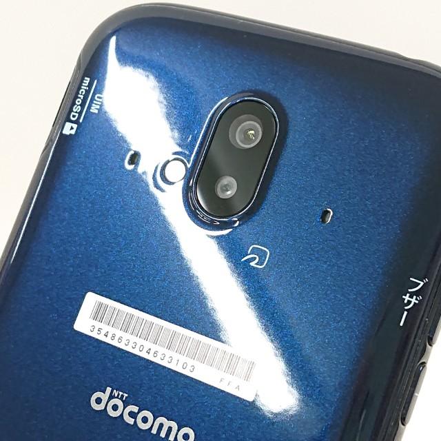 らくらくスマートフォン F-52B ドコモ ネイビー 送料無料 即決 本体