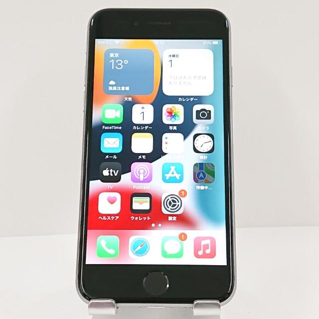 iPhone6s 16GB SIMフリー スペースグレイ 送料無料 即決 本体 c18542 