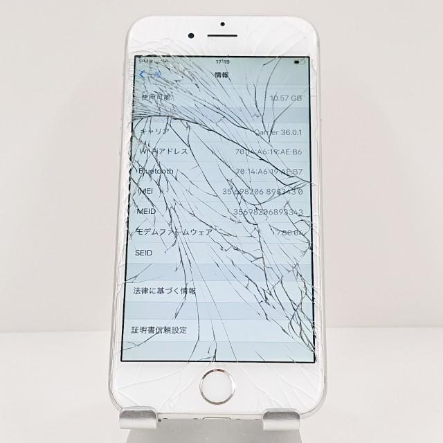 ジャンク品】iPhone6 16GB SIMフリー シルバー 送料無料 即決 本体