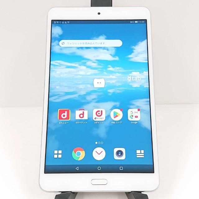 dtab Compact d-02K ドコモ シルバー 送料無料 即決 本体 c18775の画像