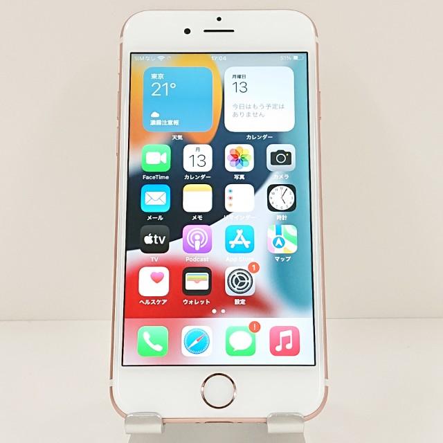 【美品】iPhone6s 128GB ローズゴールド エアドロ可能　ソフトバンク iPhone6s 128GB SoftBank ローズゴールド 送料無料 即決 本体 c18826