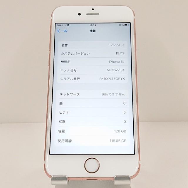 iPhone6s 128GB SoftBank ローズゴールド 送料無料 即決 本体 c19077