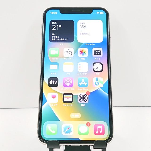 iPhoneX 256GB ドコモ シルバー 送料無料 即決 本体 c19240 : アーク