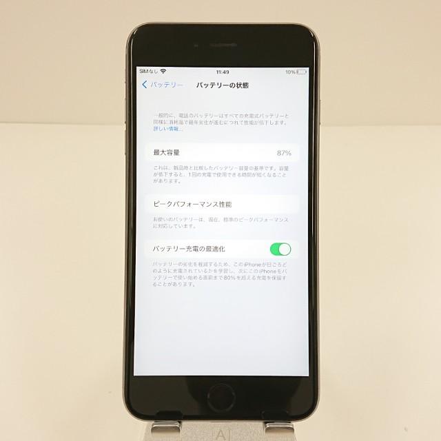 iPhone6s Plus 64GB SIMフリー スペースグレイ 送料無料 即決 本体