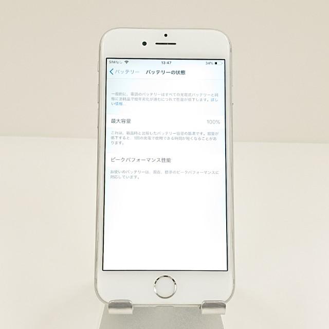 iPhone6 16GB SIMフリー シルバー 送料無料 即決 本体 c19326 : アーク