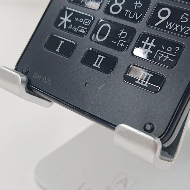 ジャンク品】AQUOS ケータイ SH-02L ドコモ ブラック 送料無料 即決