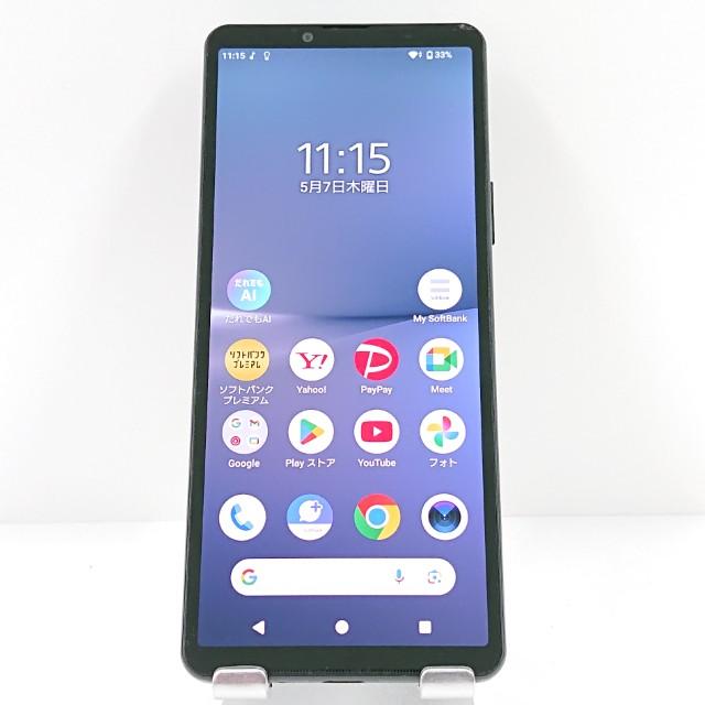 Xperia 10 V A302SO SoftBank ブラック 送料無料 即決 本体 c19444の画像