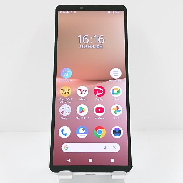 Xperia 10 V A302SO SoftBank ホワイト 送料無料 即決 本体 c19453の画像