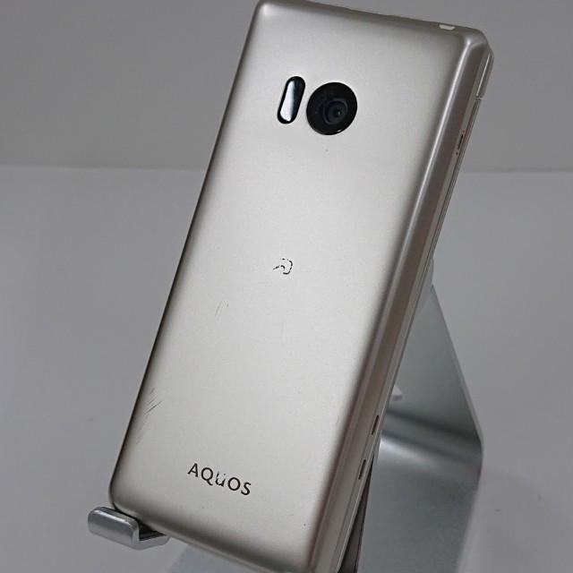 AQUOS ケータイ SH-02L ドコモ ゴールド 送料無料 即決 本体 c19534