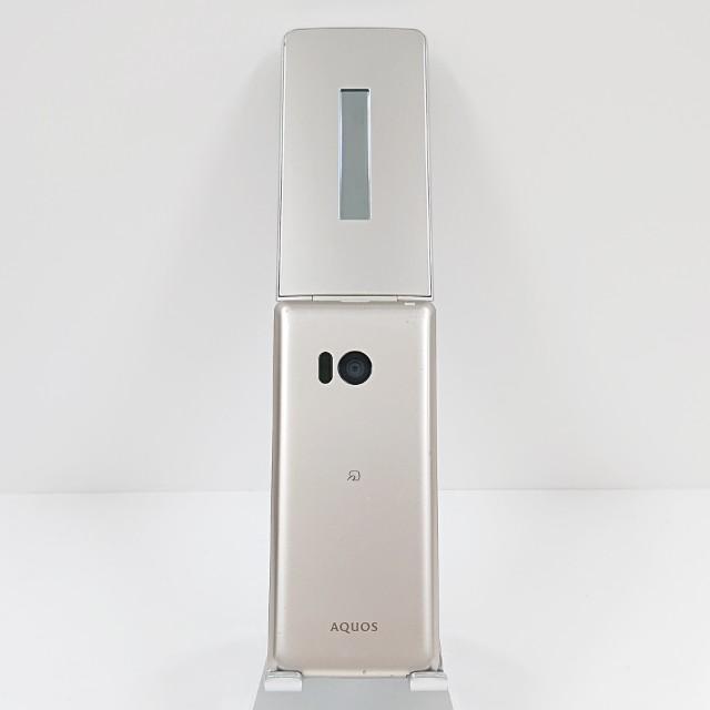 AQUOS ケータイ SH-02L ドコモ ゴールド 送料無料 即決 本体 c19536