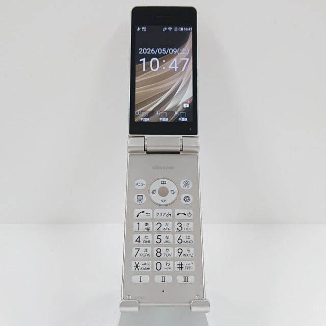 AQUOS ケータイ SH-02L ドコモ ゴールド 送料無料 即決 本体 c19550