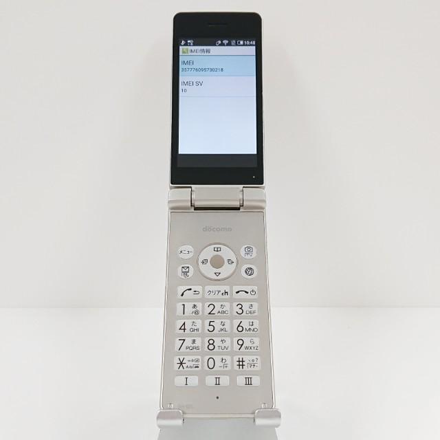 AQUOS ケータイ SH-02L ドコモ ゴールド 送料無料 即決 本体 c19550
