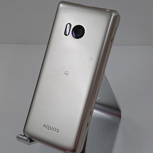 AQUOS ケータイ SH-02L ドコモ ゴールド 送料無料 即決 本体 c19559