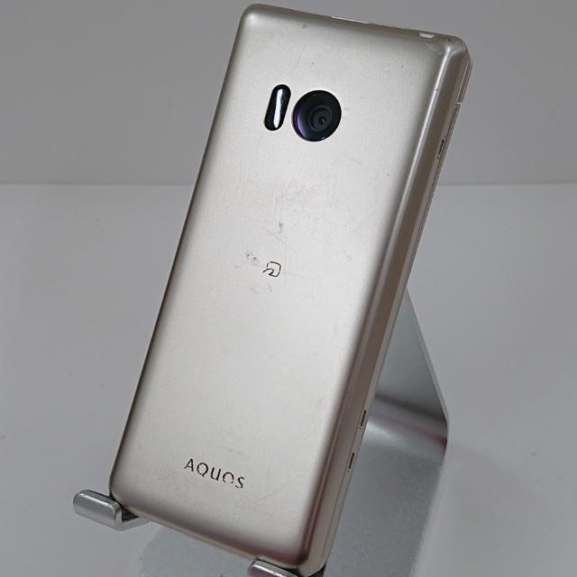 AQUOS ケータイ SH-02L ドコモ ゴールド 送料無料 即決 本体 c19560