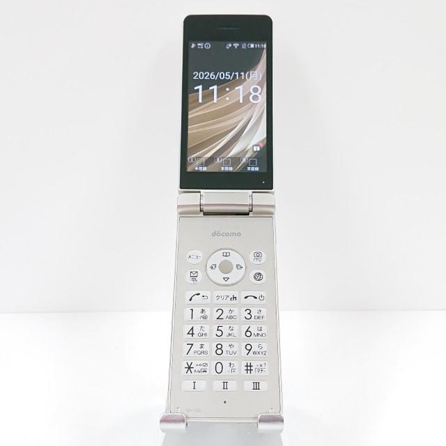AQUOS ケータイ SH-02L ドコモ ゴールド 送料無料 即決 本体 c19561