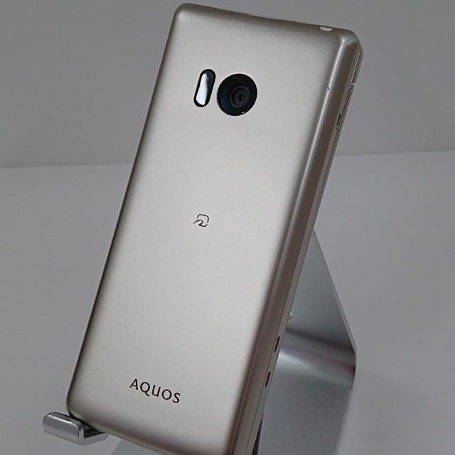 AQUOS ケータイ SH-02L ドコモ ゴールド 送料無料 即決 本体 c19561
