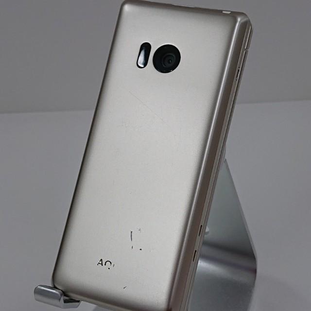 AQUOS ケータイ SH-02L ドコモ ゴールド 送料無料 即決 本体 c19564