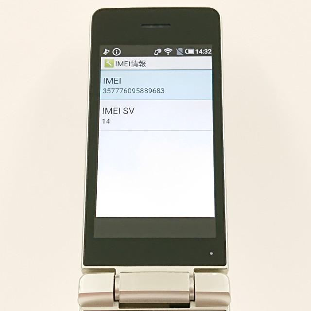 AQUOS ケータイ SH-02L ドコモ ゴールド 送料無料 即決 本体 c19568