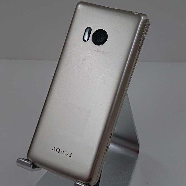 AQUOS ケータイ SH-02L ドコモ ゴールド 送料無料 即決 本体 c19568