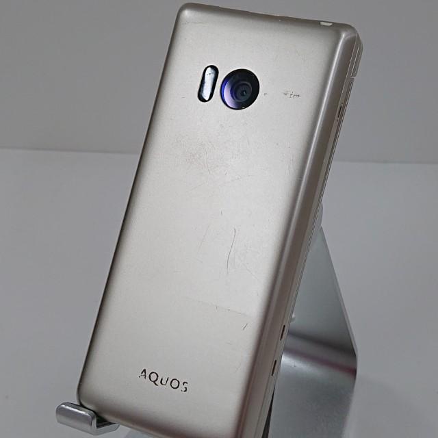 AQUOS ケータイ SH-02L ドコモ ゴールド 送料無料 即決 本体 c19572