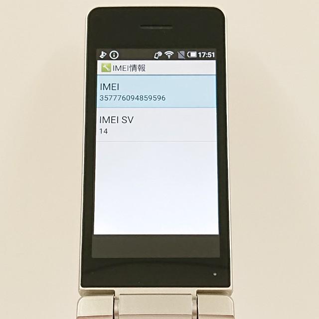 AQUOS ケータイ SH-02L ドコモ ゴールド 送料無料 即決 本体 c19608 