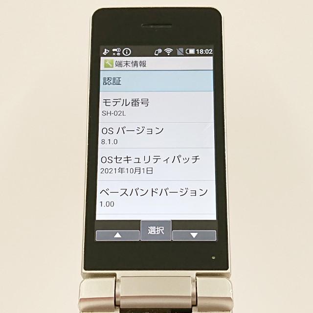 新品 AQUOS SH-02L ゴールドモデル 本体 AQUOS ケータイ SH-02L ドコモ ゴールド 送料無料 即決 本体 c19610