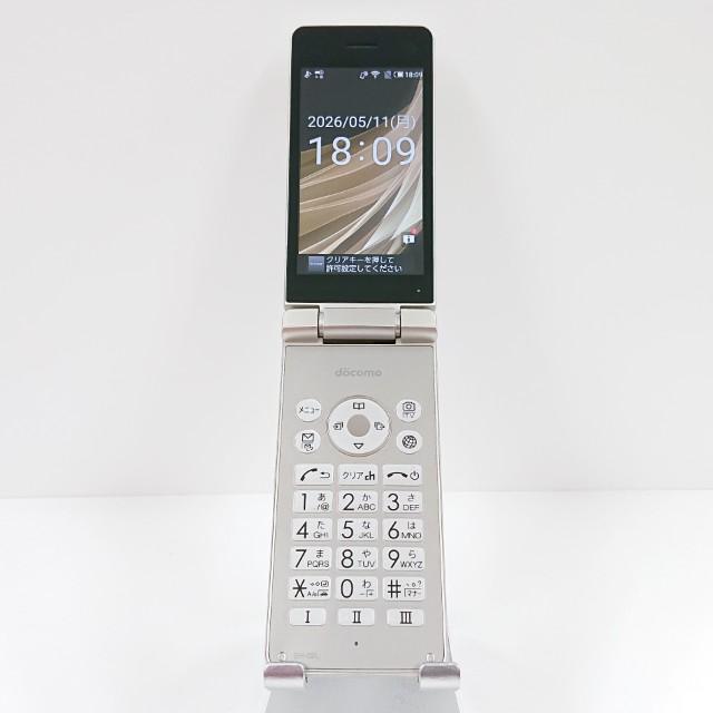 AQUOS ケータイ SH-02L ドコモ ゴールド 送料無料 即決 本体 c19611