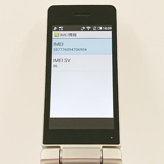 AQUOS ケータイ SH-02L ドコモ ゴールド 送料無料 即決 本体 c19611