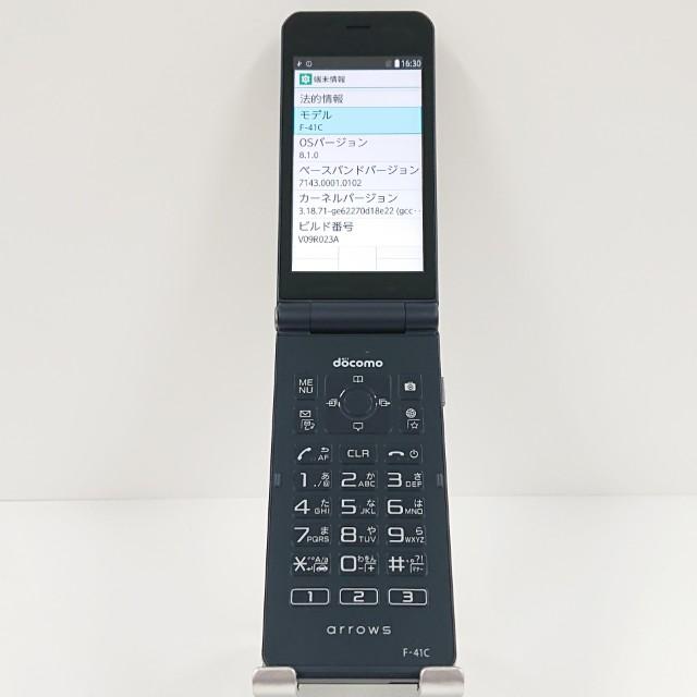 arrows ケータイ ベーシック F-41C ドコモ ネイビー 送料無料 即決