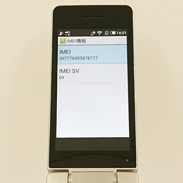 ジャンク品】AQUOS ケータイ SH-02L ドコモ ゴールド 送料無料 即決