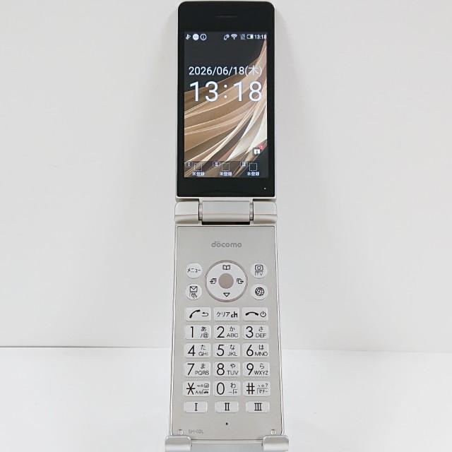 AQUOS ケータイ SH-02L ドコモ ゴールド 送料無料 即決 本体 c19689 