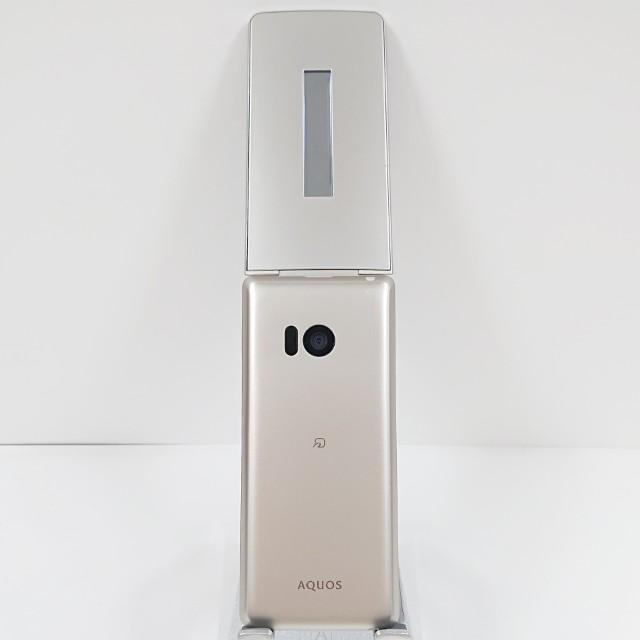 AQUOS ケータイ SH-02L ドコモ ゴールド 送料無料 即決 本体 c19703