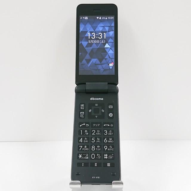 ほぼ新品 docomo KY-41B DIGNO ケータイ DIGNO ケータイ ベーシック KY-41B ドコモ ブラック 送料無料 即決
