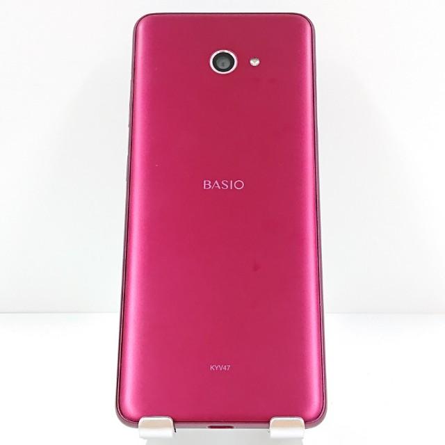 BASIO4 KYV47 au ワインレッド 送料無料 即決 本体 c19839 : アーク