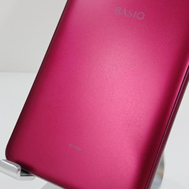 BASIO4 KYV47 au ワインレッド 送料無料 即決 本体 c19839 : アーク
