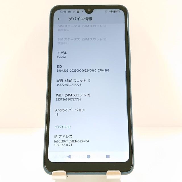 arrows We2 FCG02 au ネイビーグリーン 送料無料 即決 本体 c19843