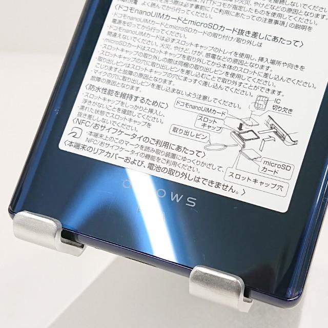 arrows NX9 F-52A ドコモ ネイビー 送料無料 即決 本体 c20154