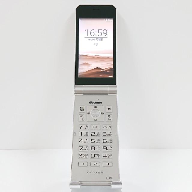 ✡️【美品】arrows ケータイ ベーシック F-41C ゴールド arrows ケータイ ベーシック F-41C ドコモ ゴールド 送料無料 即決