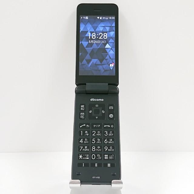 ほぼ新品！ docomo DIGNO ケータイ ベーシック KY-41B 黒 DIGNO ケータイ ベーシック KY-41B ドコモ ブラック 送料無料 即決