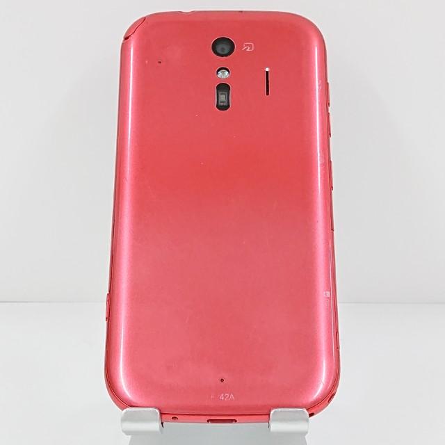 らくらくスマートフォン F-42A ドコモ ピンク 送料無料 即決 本体