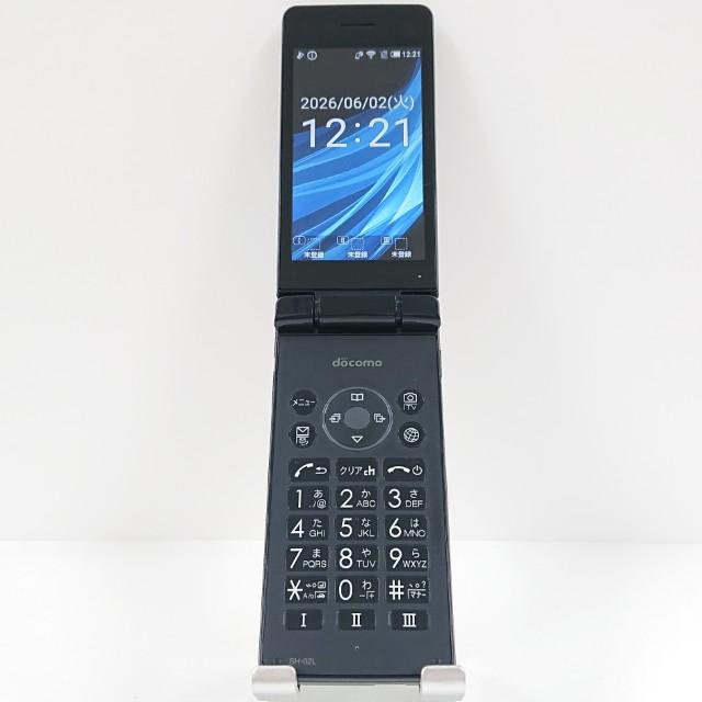 AQUOS ケータイ SH-02L ドコモ ブラック 送料無料 即決 本体 c20387