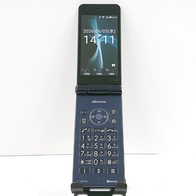 AQUOS ケータイ SH-01J ドコモ ブルーブラック 送料無料 即決 本体