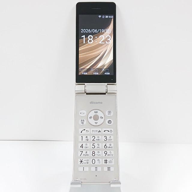 AQUOS ケータイ SH-02L ドコモ ゴールド 送料無料 即決 本体 c20456