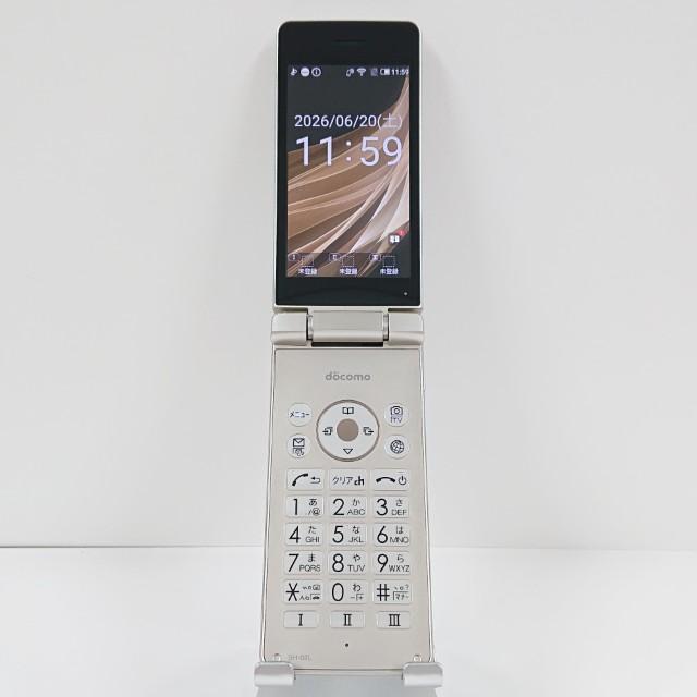 AQUOS ケータイ SH-02L ドコモ ゴールド 送料無料 即決 本体 c20461