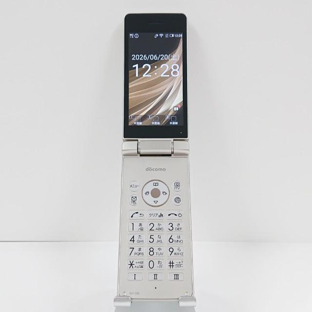 AQUOS ケータイ SH-02L ドコモ ゴールド 送料無料 即決 本体 c20464