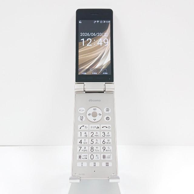 AQUOS ケータイ SH-02L ドコモ ゴールド 送料無料 即決 本体 c20465