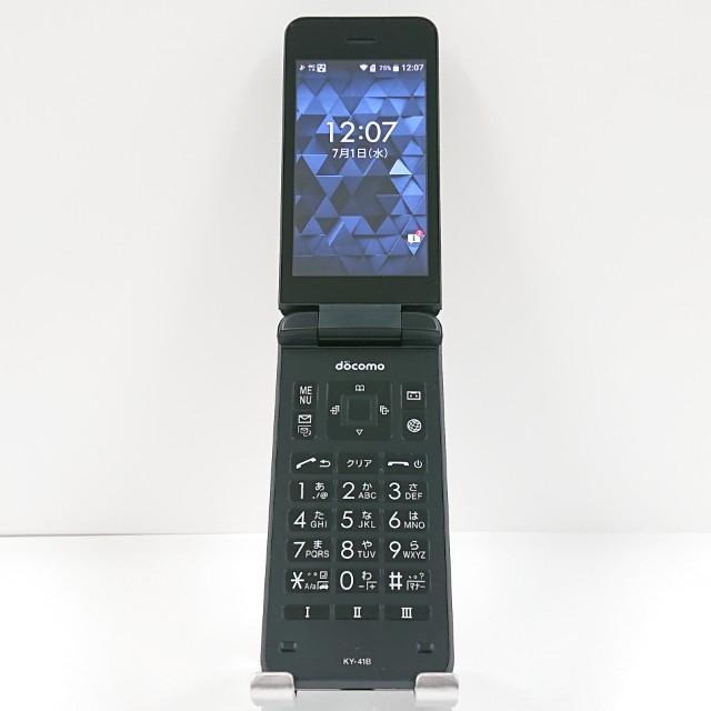 DIGNO 折りたたみ式携帯電話 docomo 黒 DIGNO ケータイ ベーシック KY-41B ドコモ ブラック 送料無料 即決