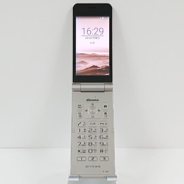 美品 docomo ガラケー arrows F-41C ゴールド arrows ケータイ ベーシック F-41C ドコモ ゴールド 送料無料 即決